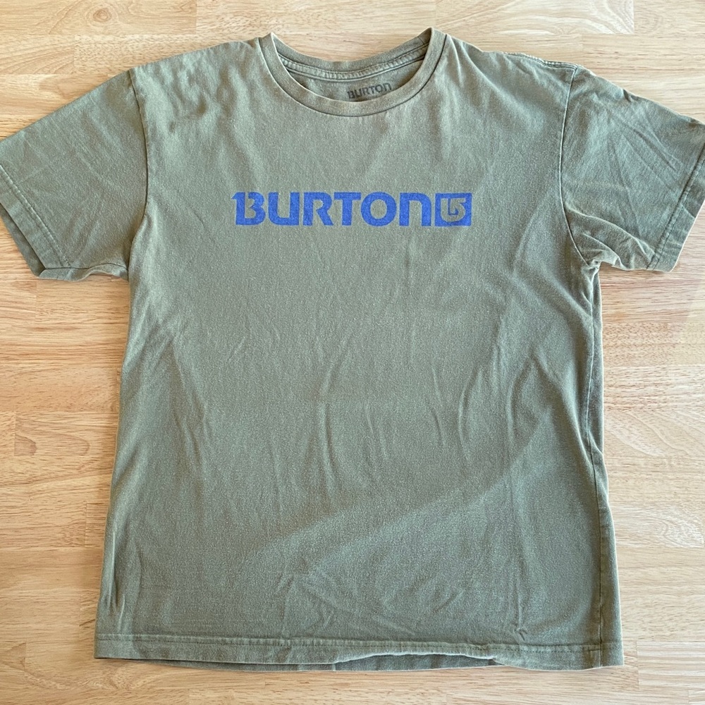 Burton Olive Logo Tee
